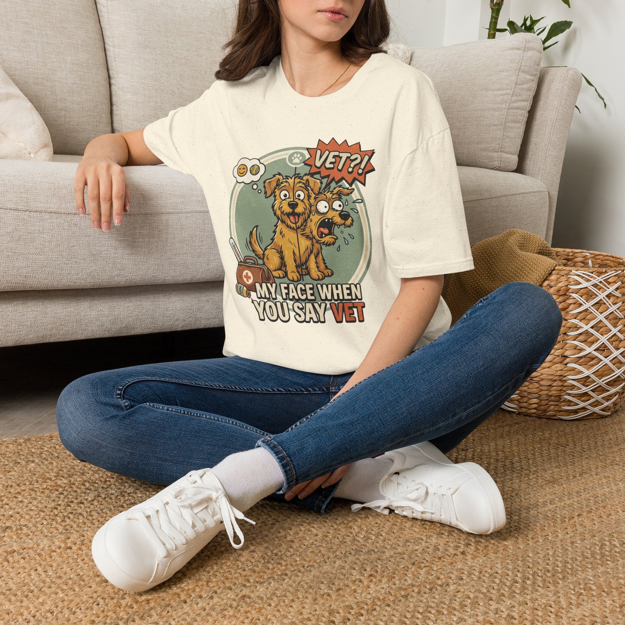 'My Face When You Say Vet' Graphic T-Shirt