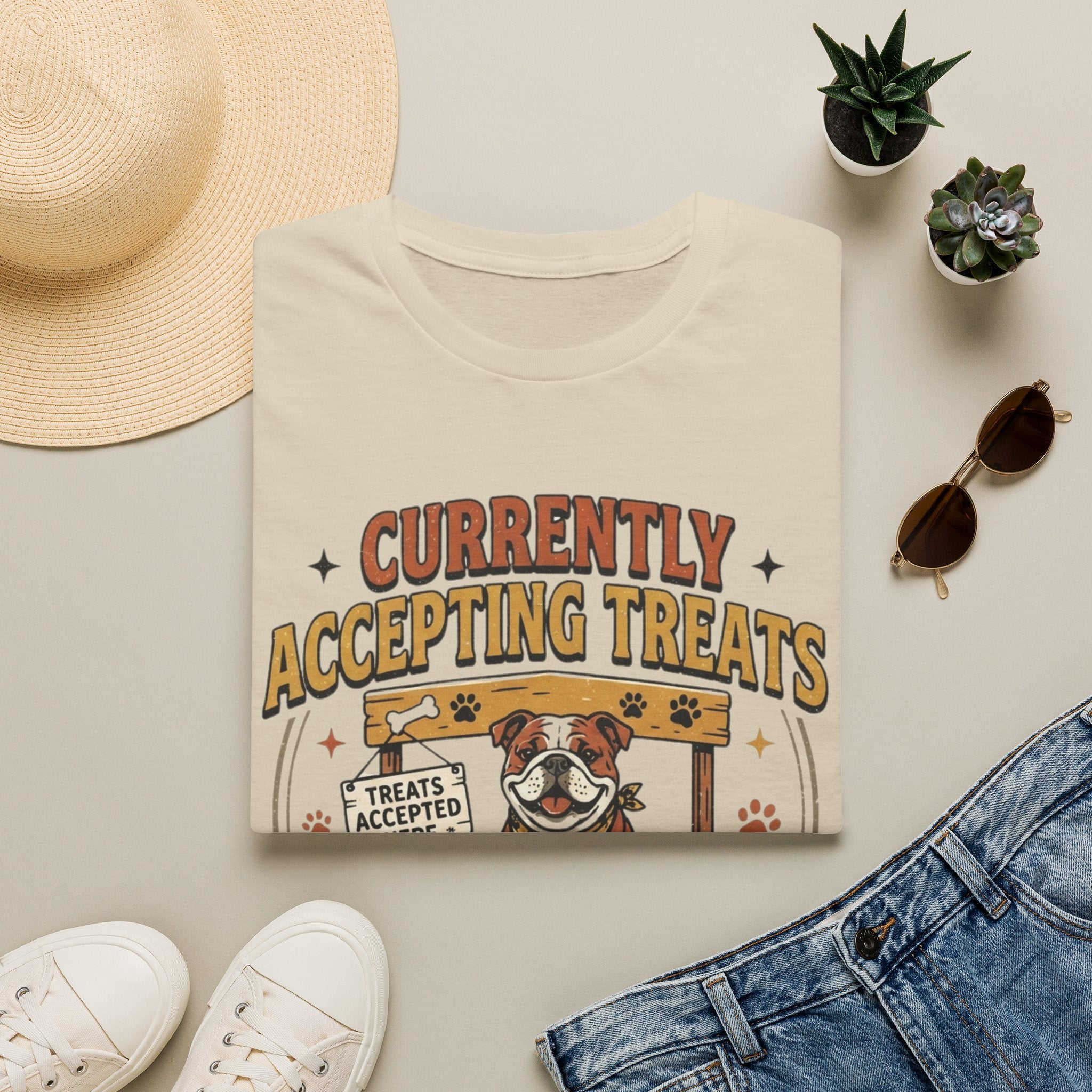'Currently Accepting Treats' Graphic T-shirts