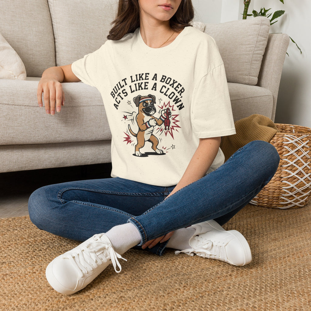 'Built Like A Boxer Acts Like A Clown' Graphic T-Shirt