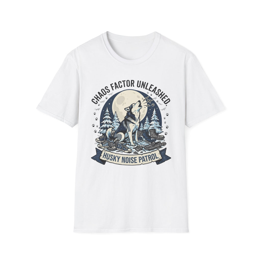 'Husky Noise Patrol' Graphic T-Shirt