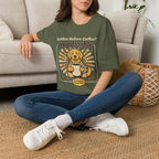 'Golden Before Coffee? Impossible' Graphic T-Shirt