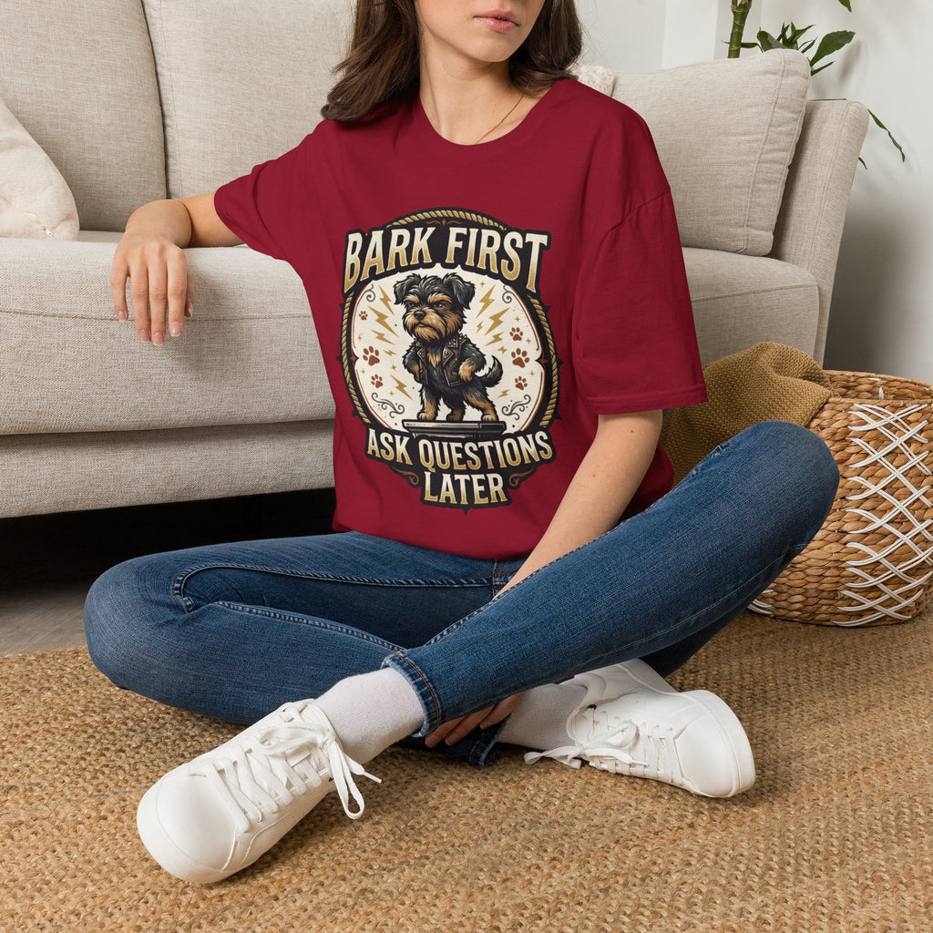 'Bark First Ask Question Later' Graphic T-Shirt