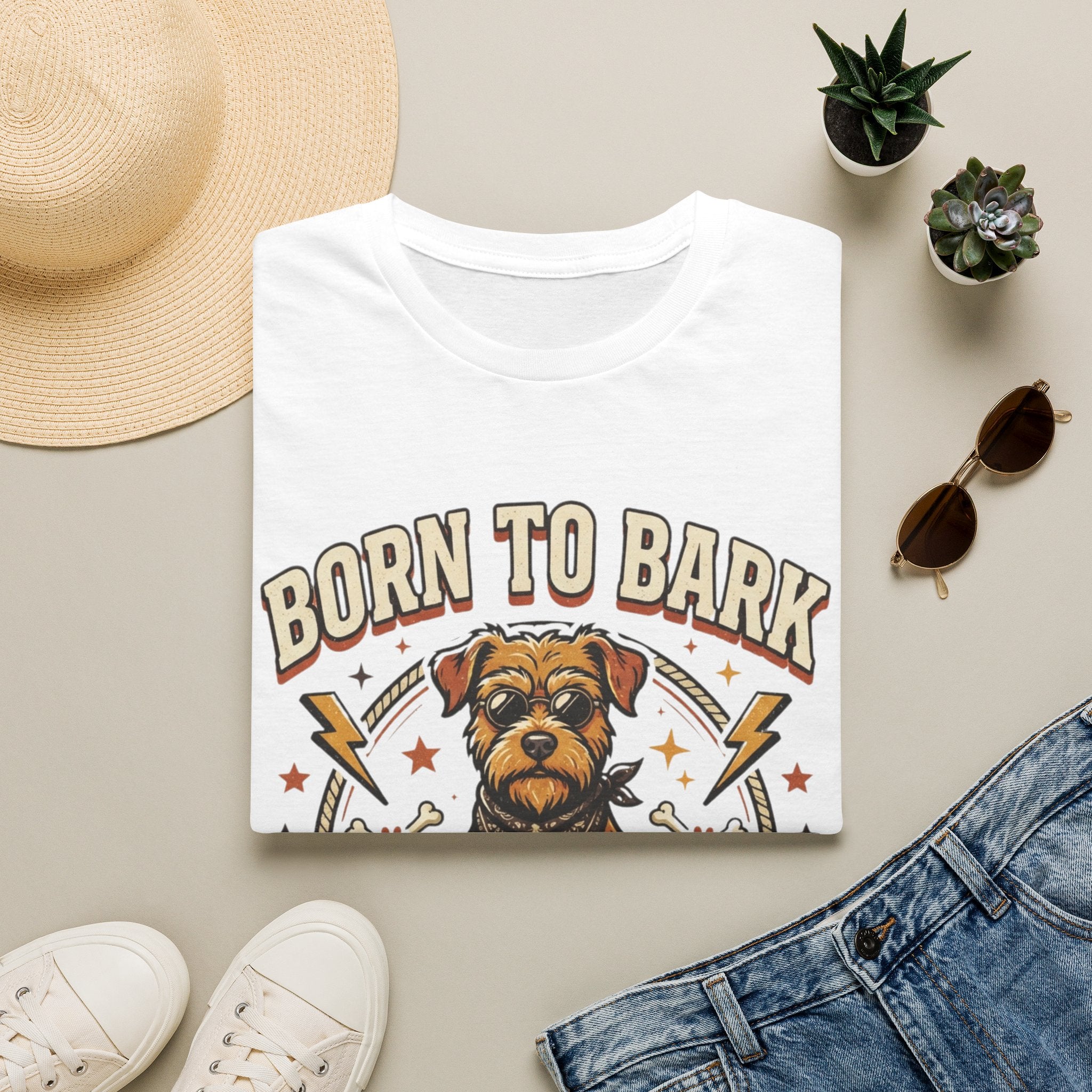 'Born To Bark' Graphic T-Shirt