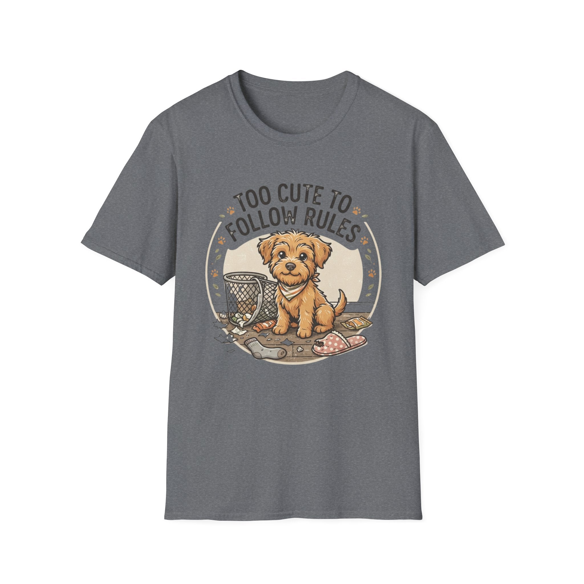 'Too Cute To Follow Rules' Graphic T-Shirt