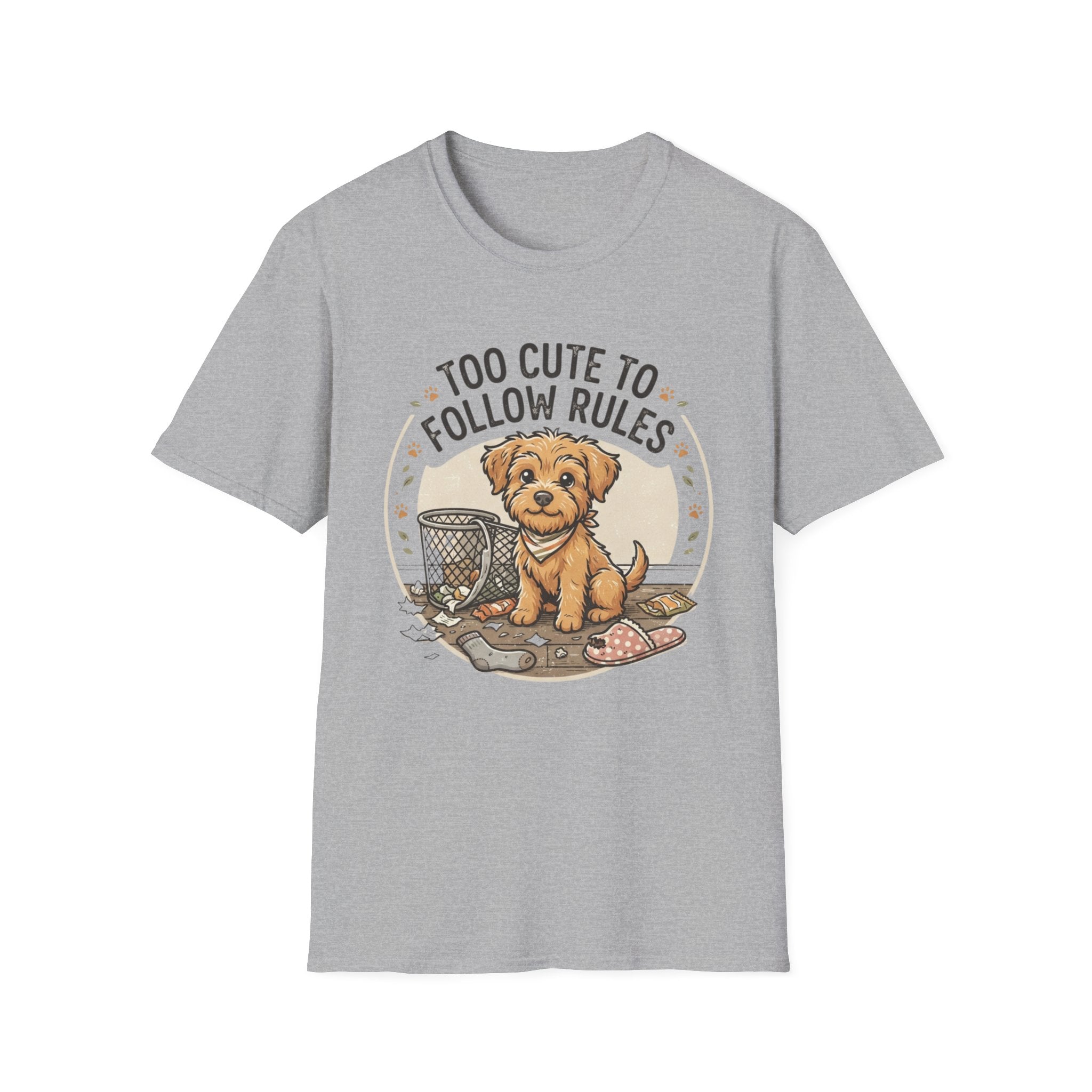'Too Cute To Follow Rules' Graphic T-Shirt