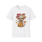 'Will Sit For Pizza' Graphic T-Shirt