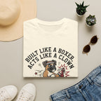 'Built Like A Boxer Acts Like A Clown' Graphic T-Shirt