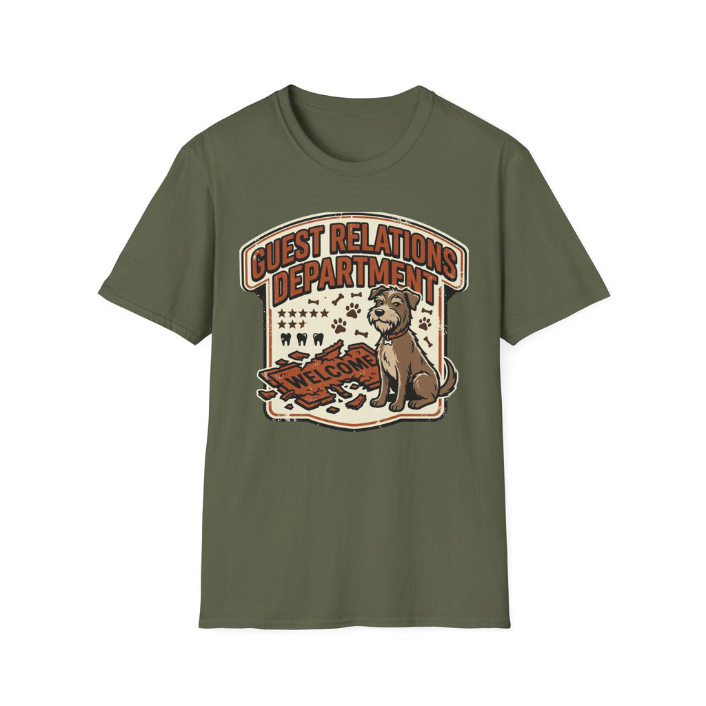 'Guest Relations Department' Graphic T-Shirt