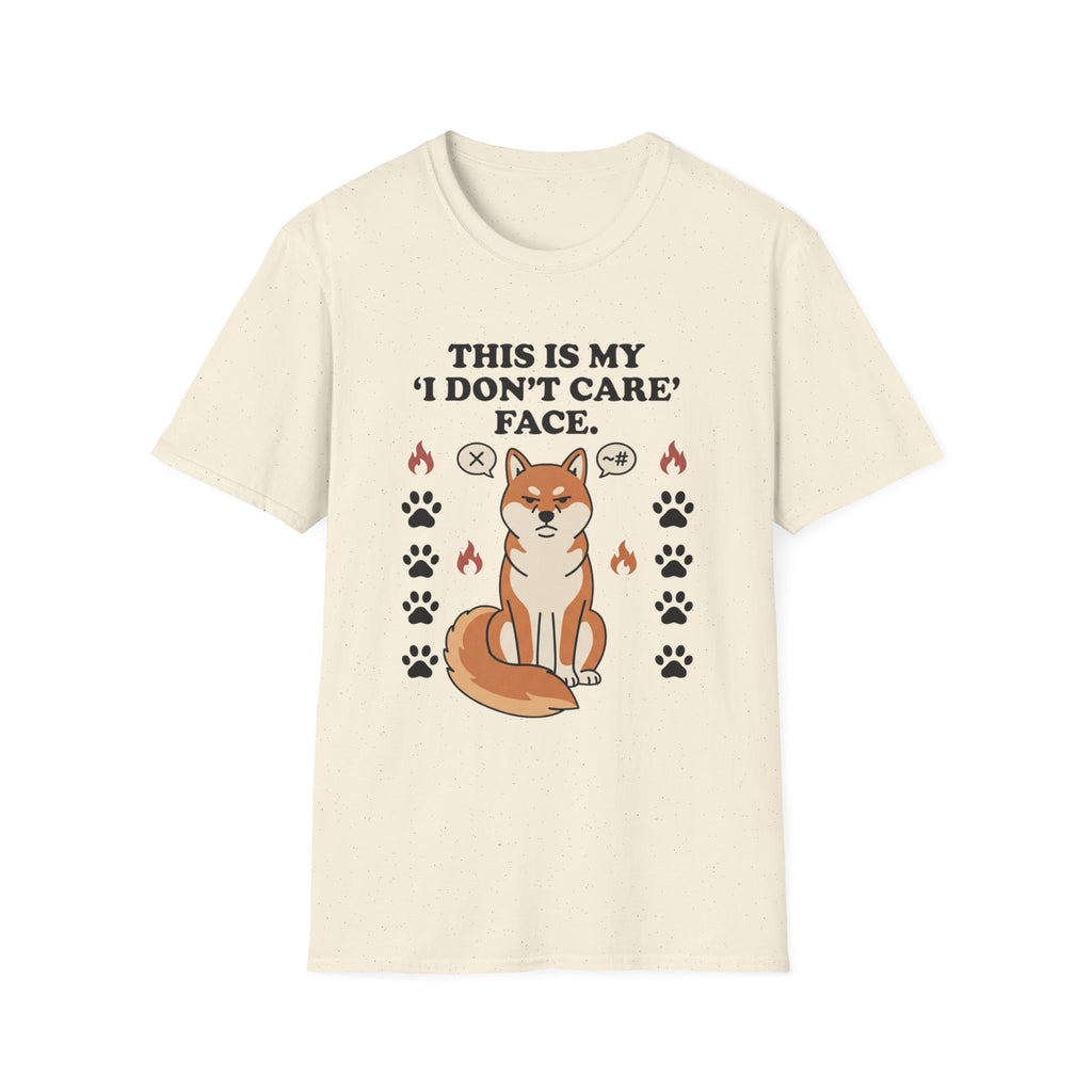 'This Is My I Dont Care Face' Graphic T-Shirt