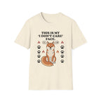 'This Is My I Dont Care Face' Graphic T-Shirt