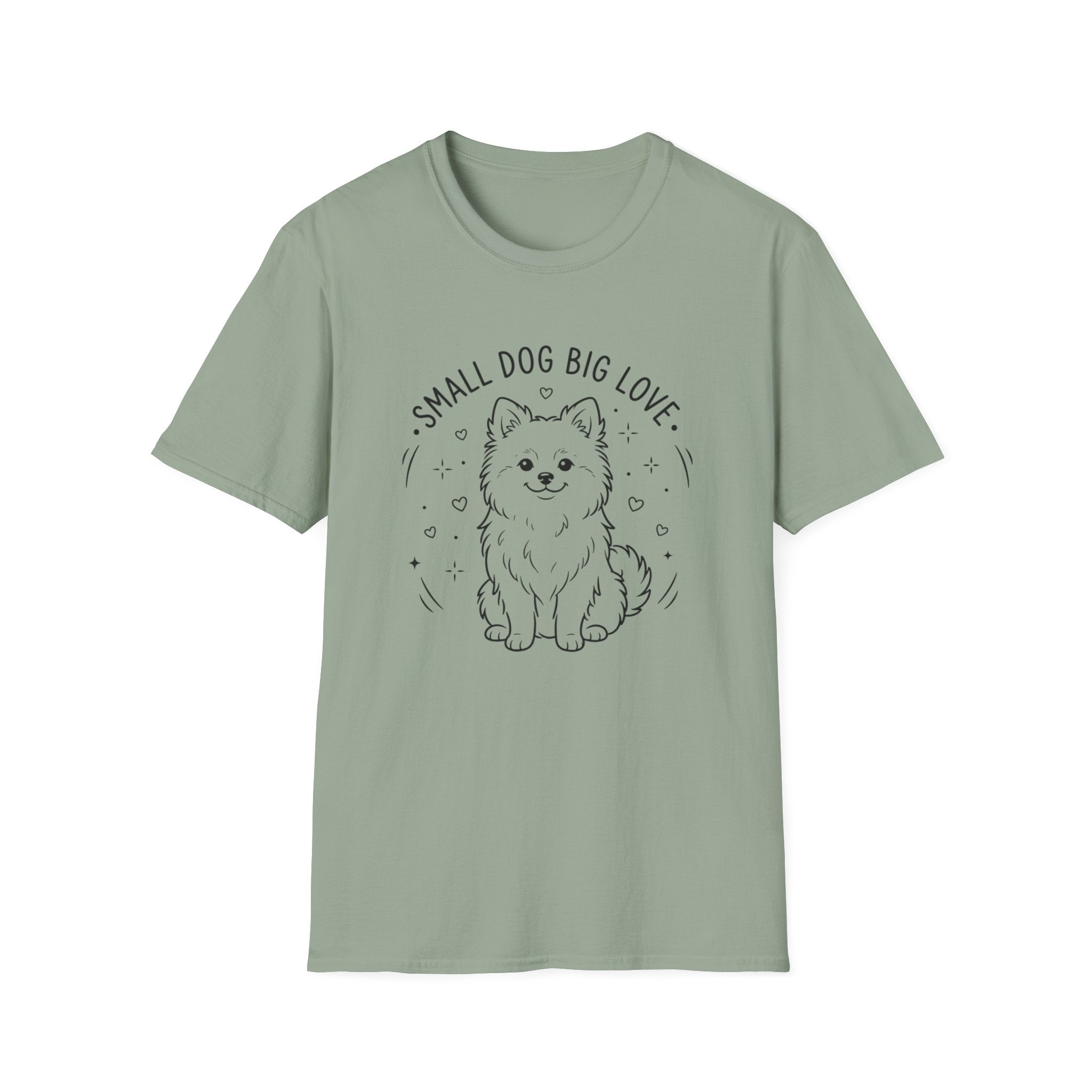 'Small Dog Big Love' Graphic T-Shirt