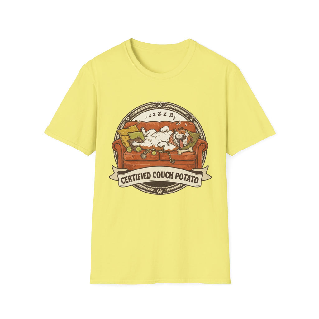 'Certified Couch Potato' Graphic T-Shirt