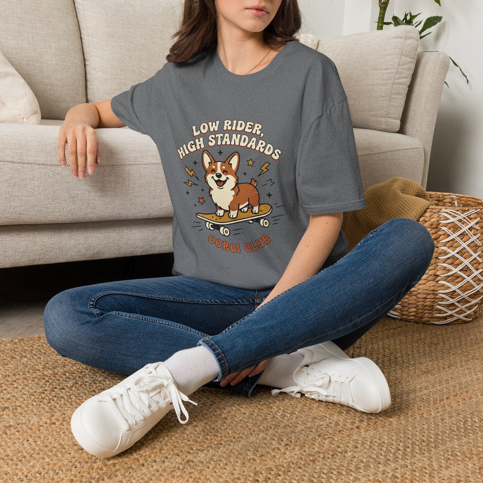'Low Rider, High Standards' Graphic T-Shirt