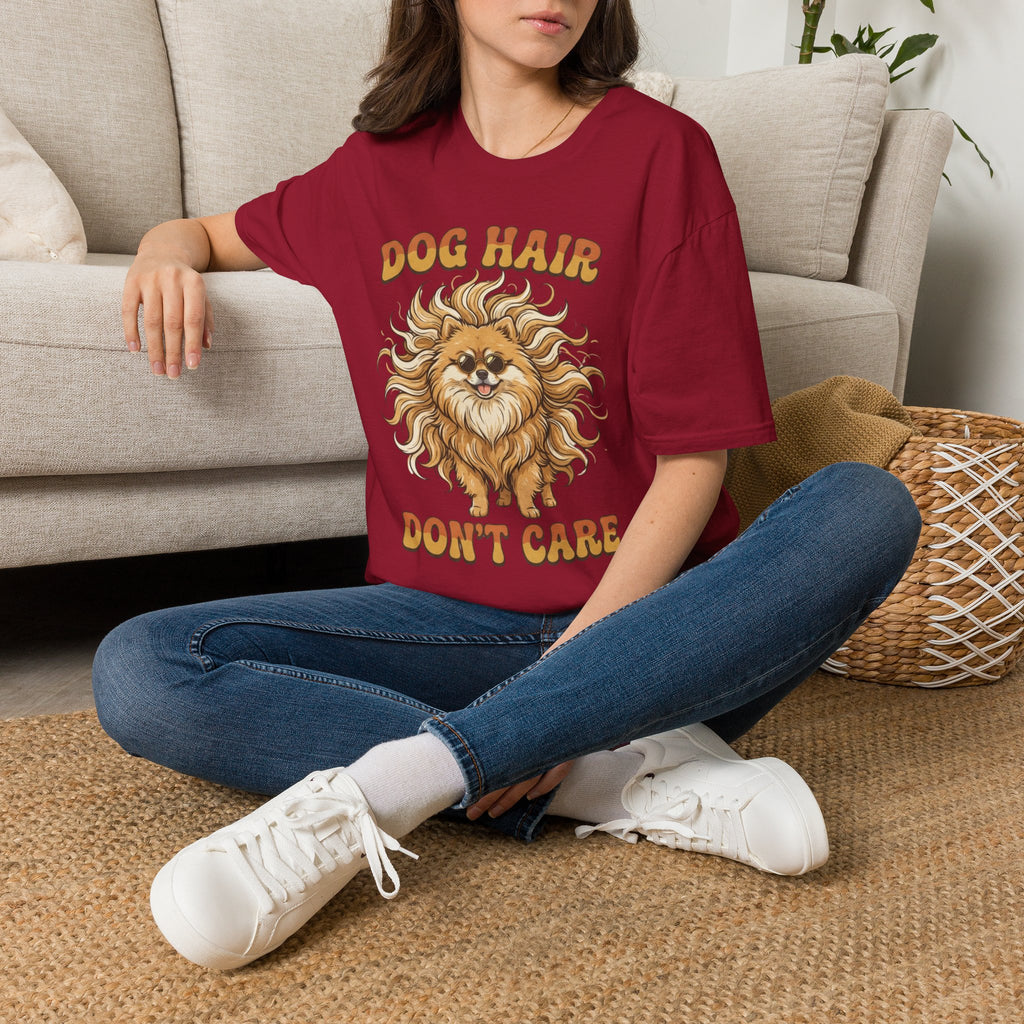 'Dog Hair Dont Care' Graphic T-Shirt
