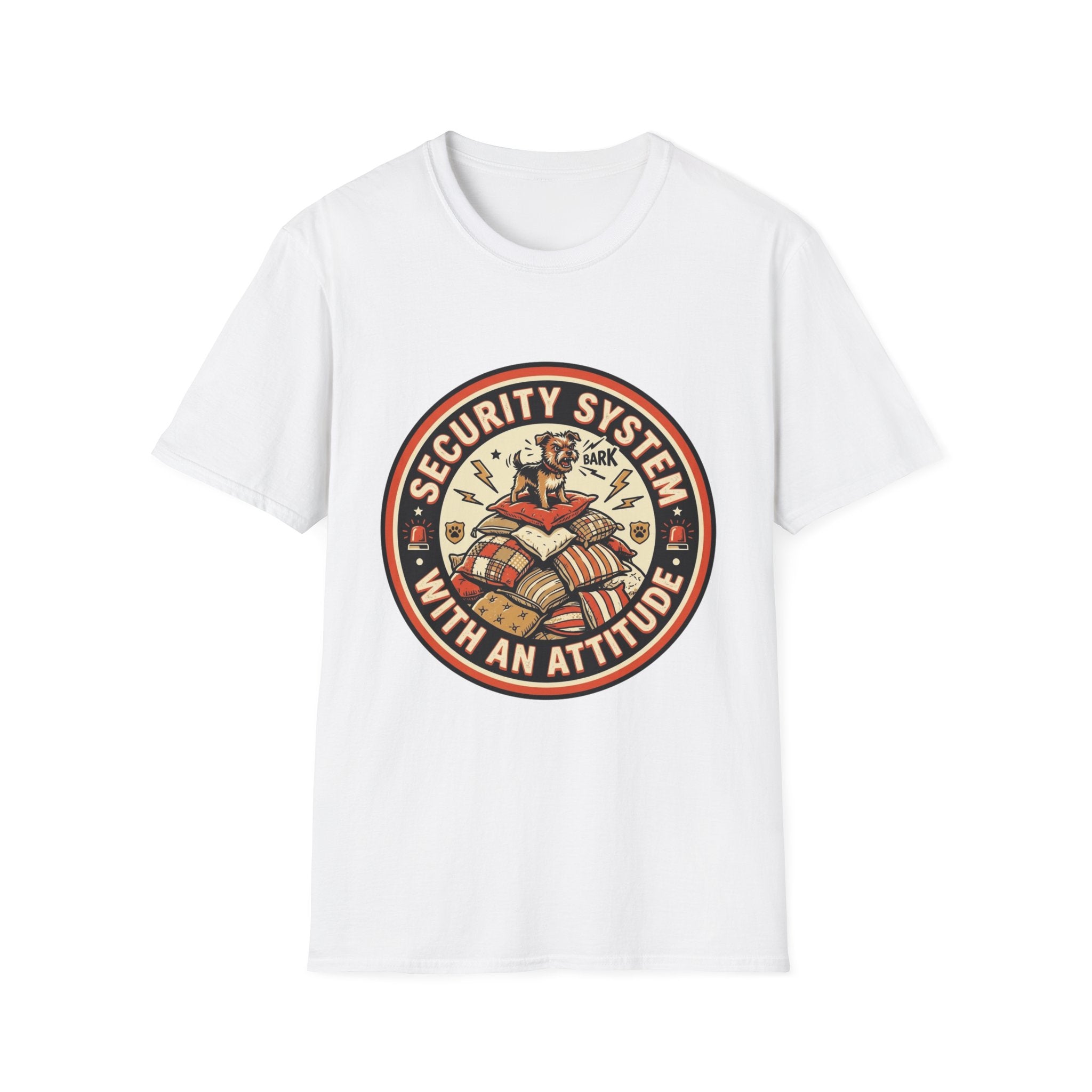 'Security System With An Attitude' Graphic T-Shirt