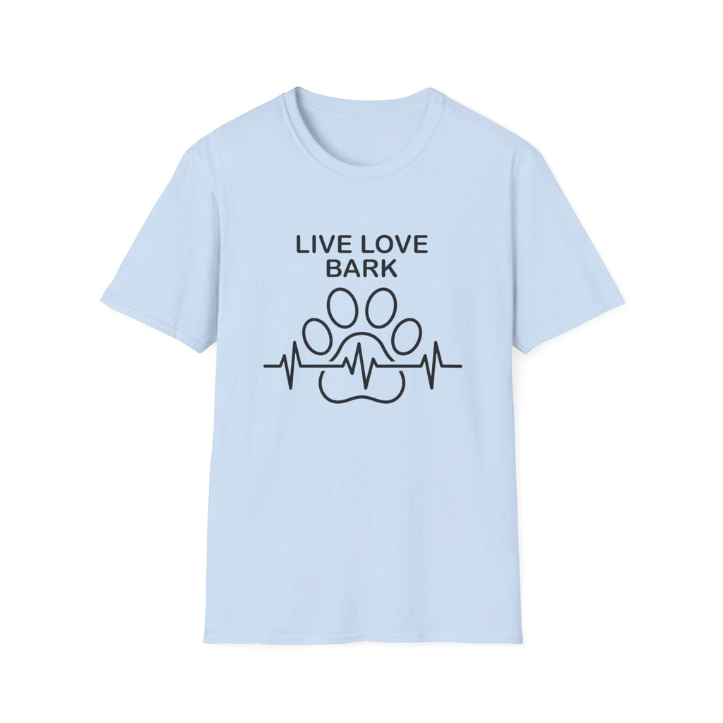 'Live Love Bark' Graphic T-Shirt