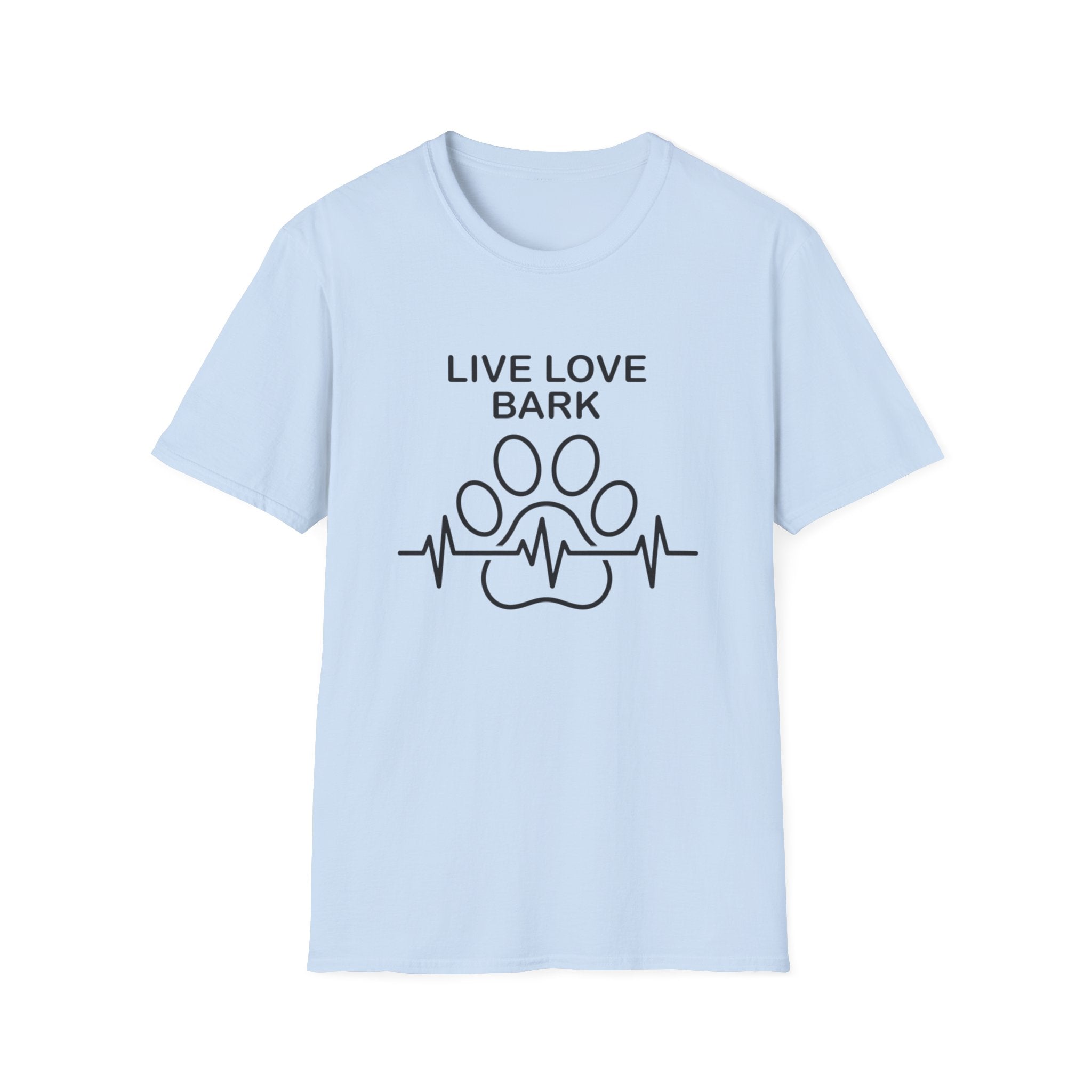 'Live Love Bark' Graphic T-Shirt