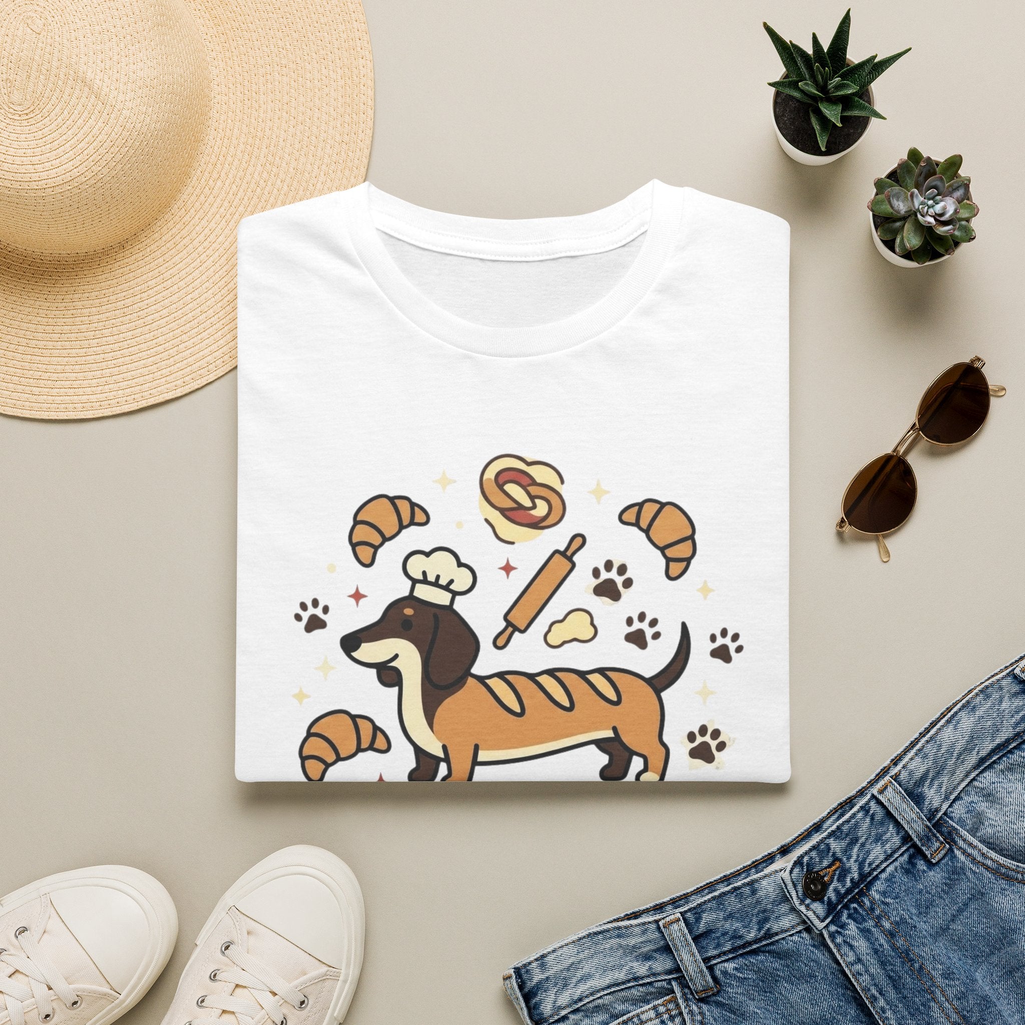 Baked with Love & Paws Graphic T-shirts