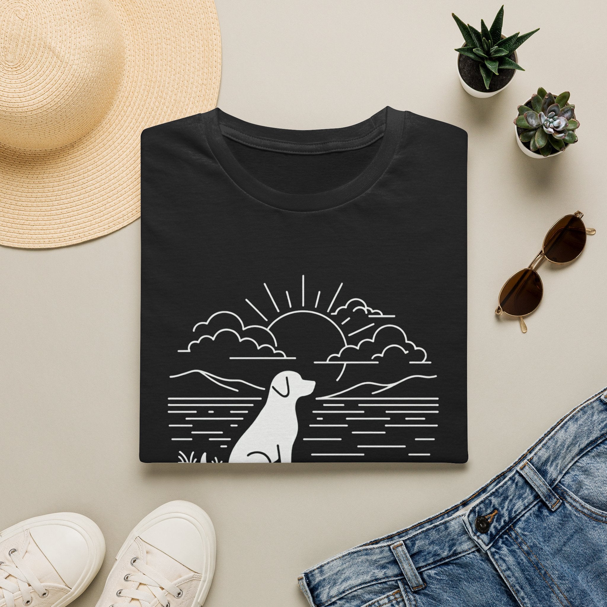'Quiet Moments With My Dog' Graphic T-Shirt