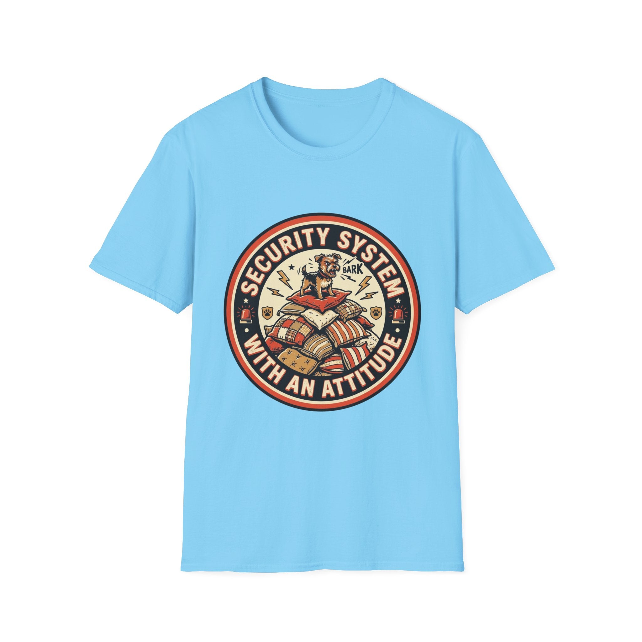 'Security System With An Attitude' Graphic T-Shirt