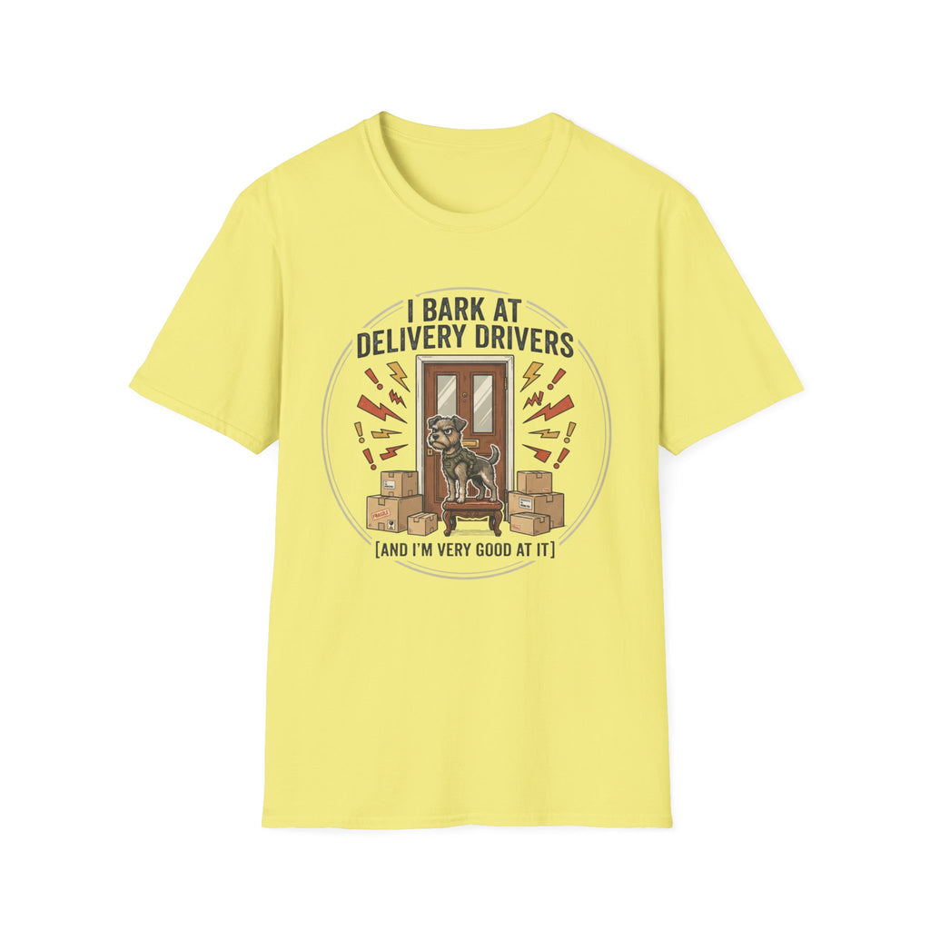 'I Bark At Delivery Drivers' Graphic T-Shirt
