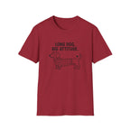 'Long Dog Big Attitude' Graphic T-Shirt