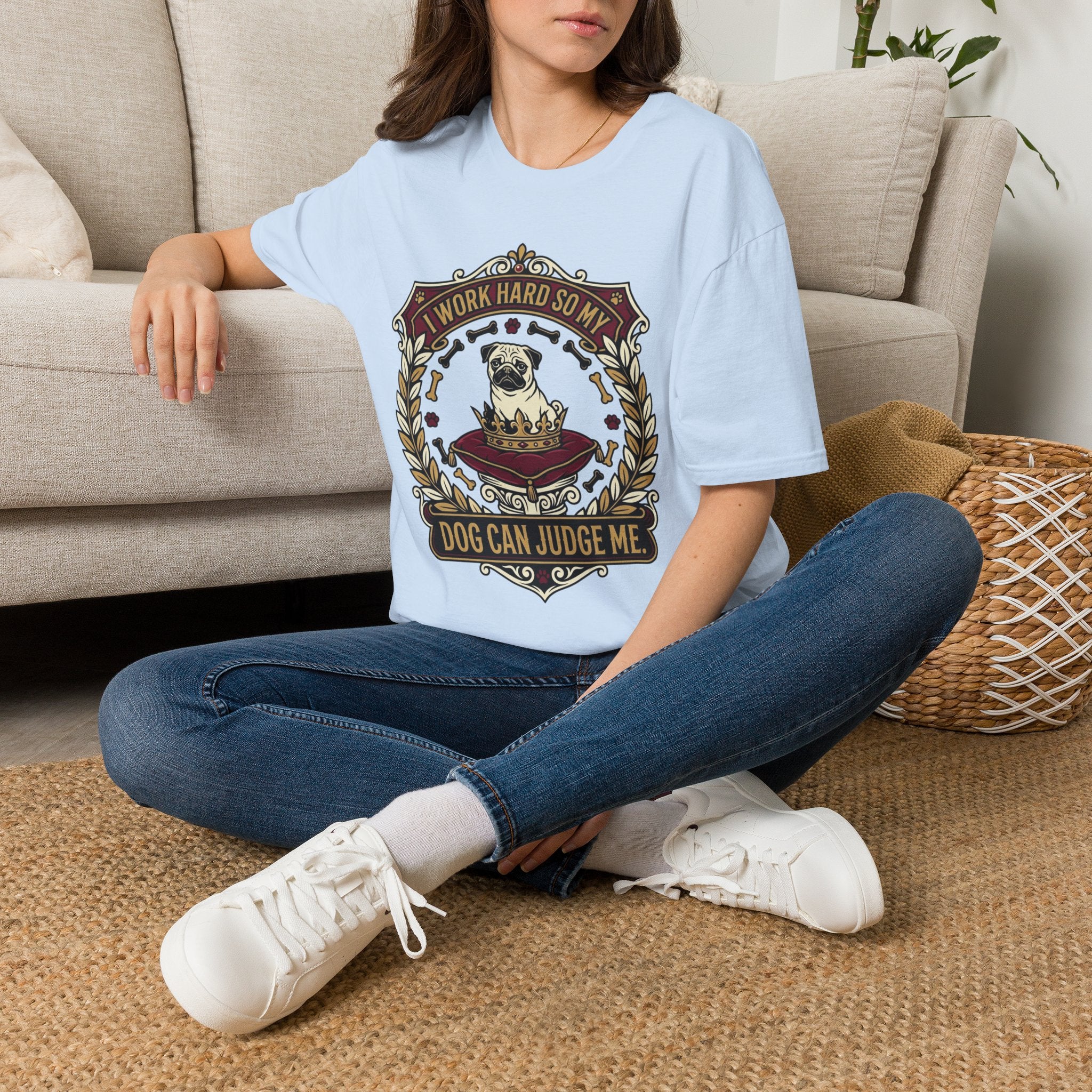 'Dog Can Judge Me' Graphic T-Shirt