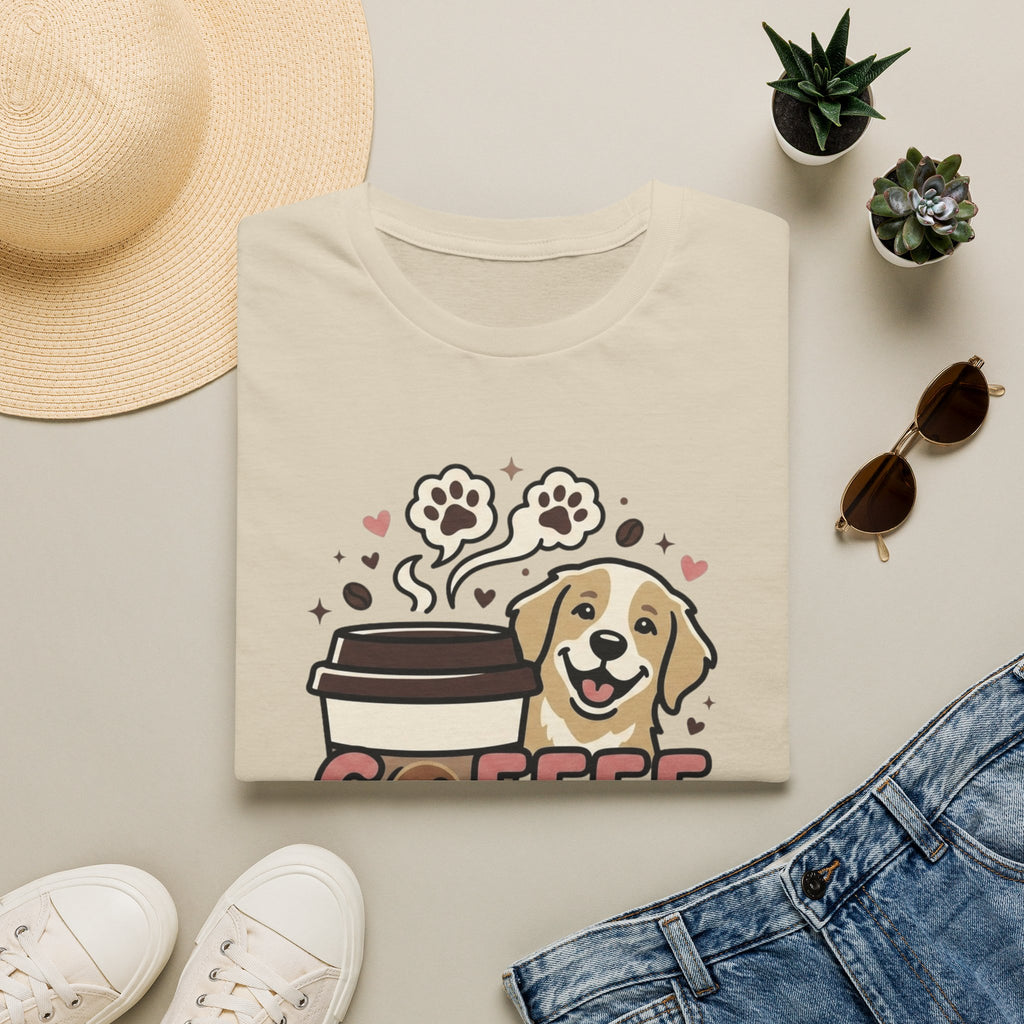 'Coffee Dogs Repeat' Graphic T-Shirt