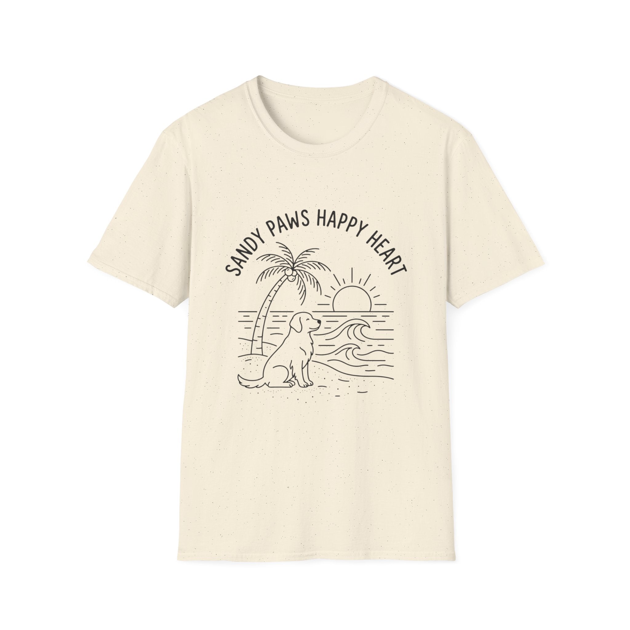 'Sandy Paws Happy Heart' Graphic T-Shirt
