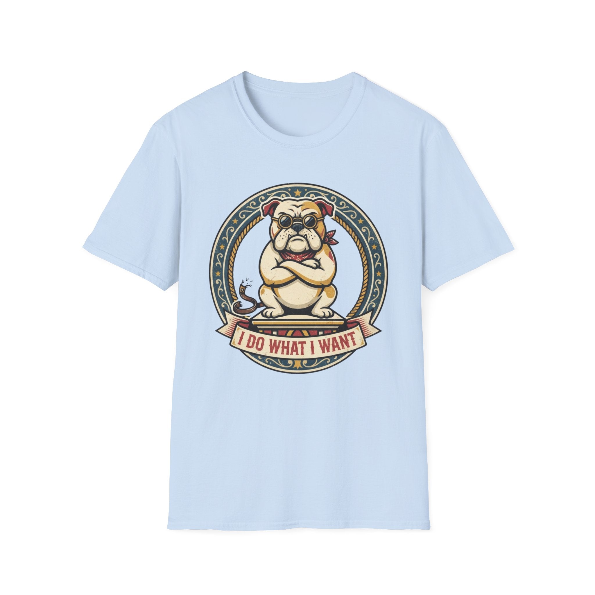 Bulldog 'I Do What I Want' Graphic T-Shirt