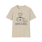 'Coffee & Dogs' Graphic T-Shirt