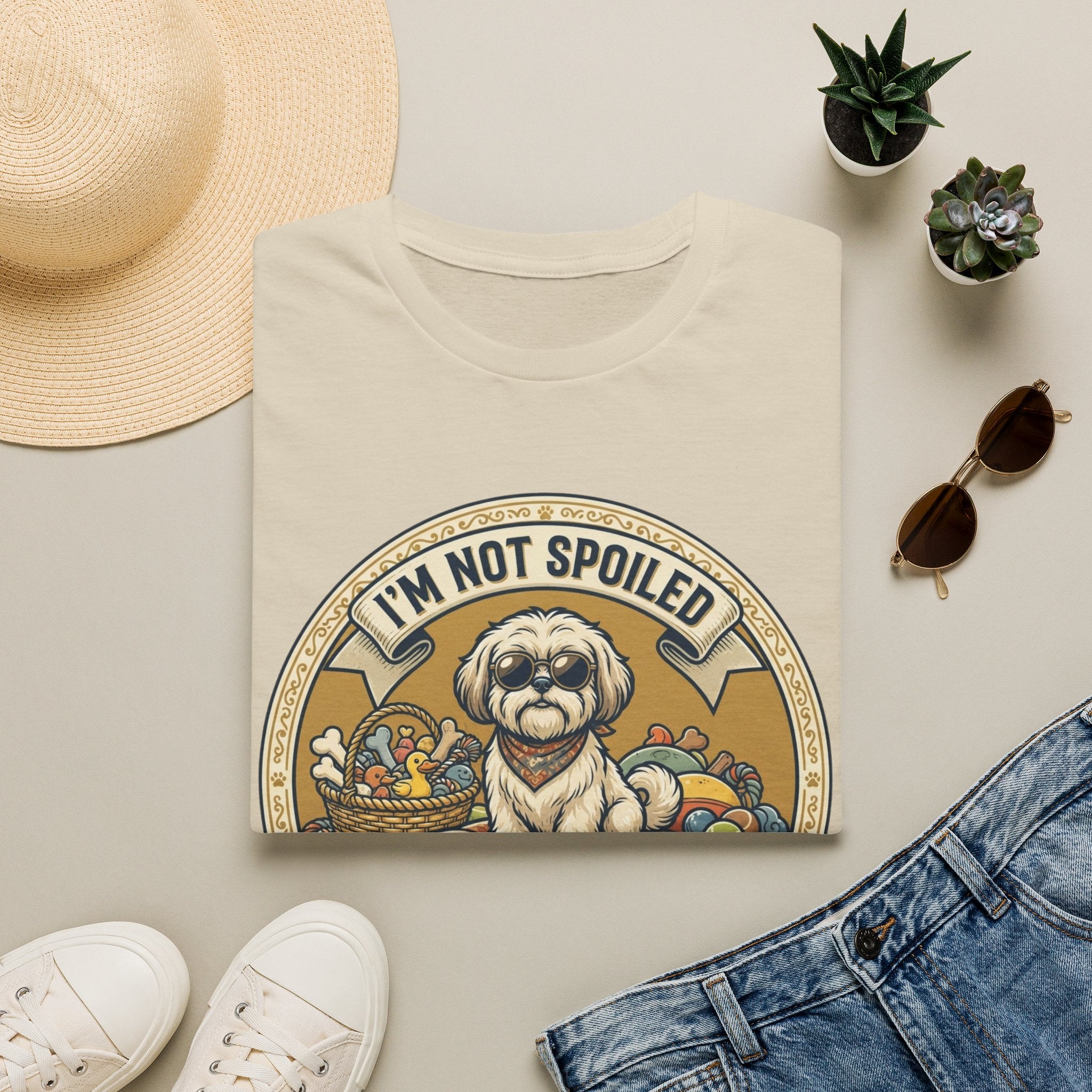 'I'M Not Spoiled I'M Well Loved' Graphic T-Shirt