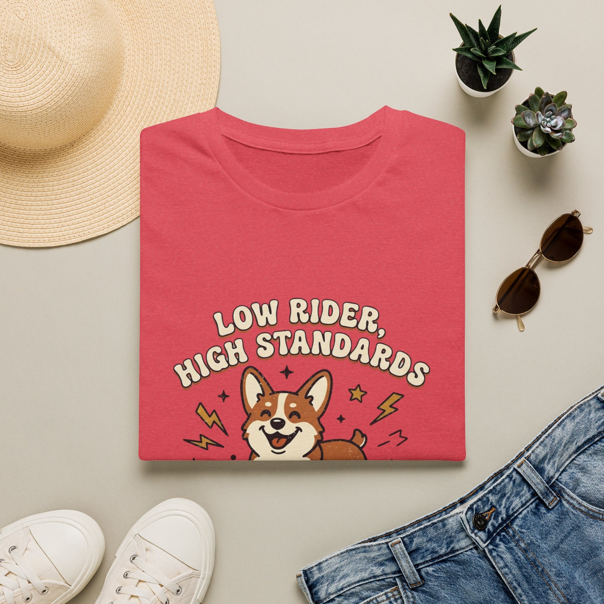 'Low Rider, High Standards' Graphic T-Shirt
