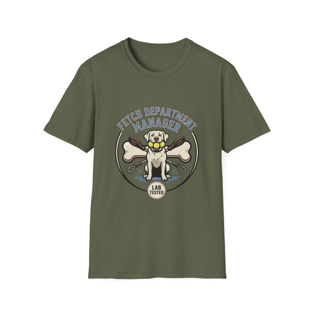 'Fetch Department Manager' Graphic T-shirts