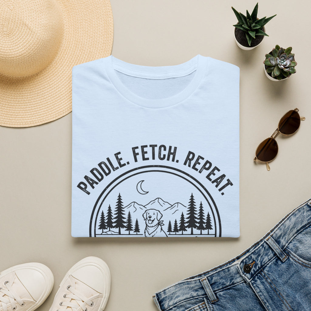 'Paddle,Fetch,Repeat' Graphic T-Shirt
