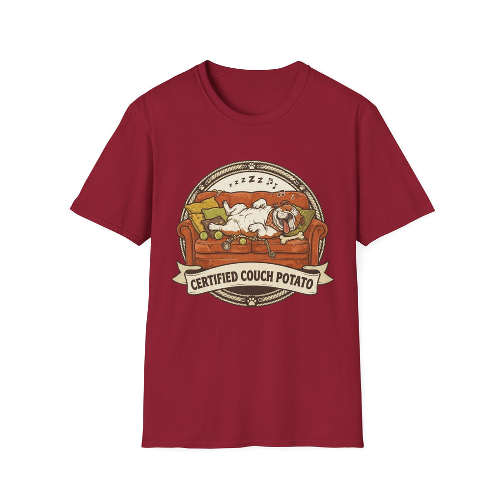 'Certified Couch Potato' Graphic T-Shirt