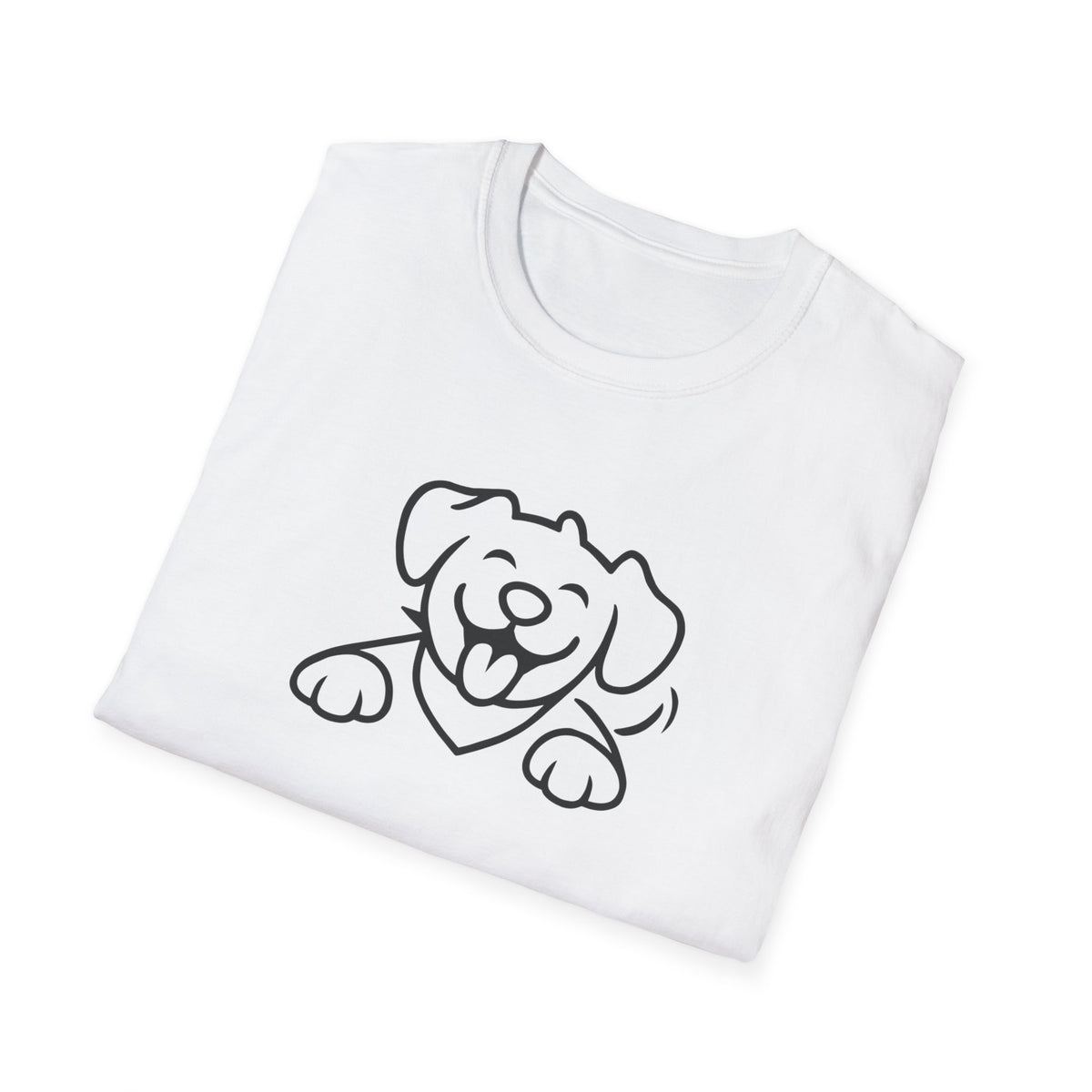 Happy Cartoon Dog T-Shirt