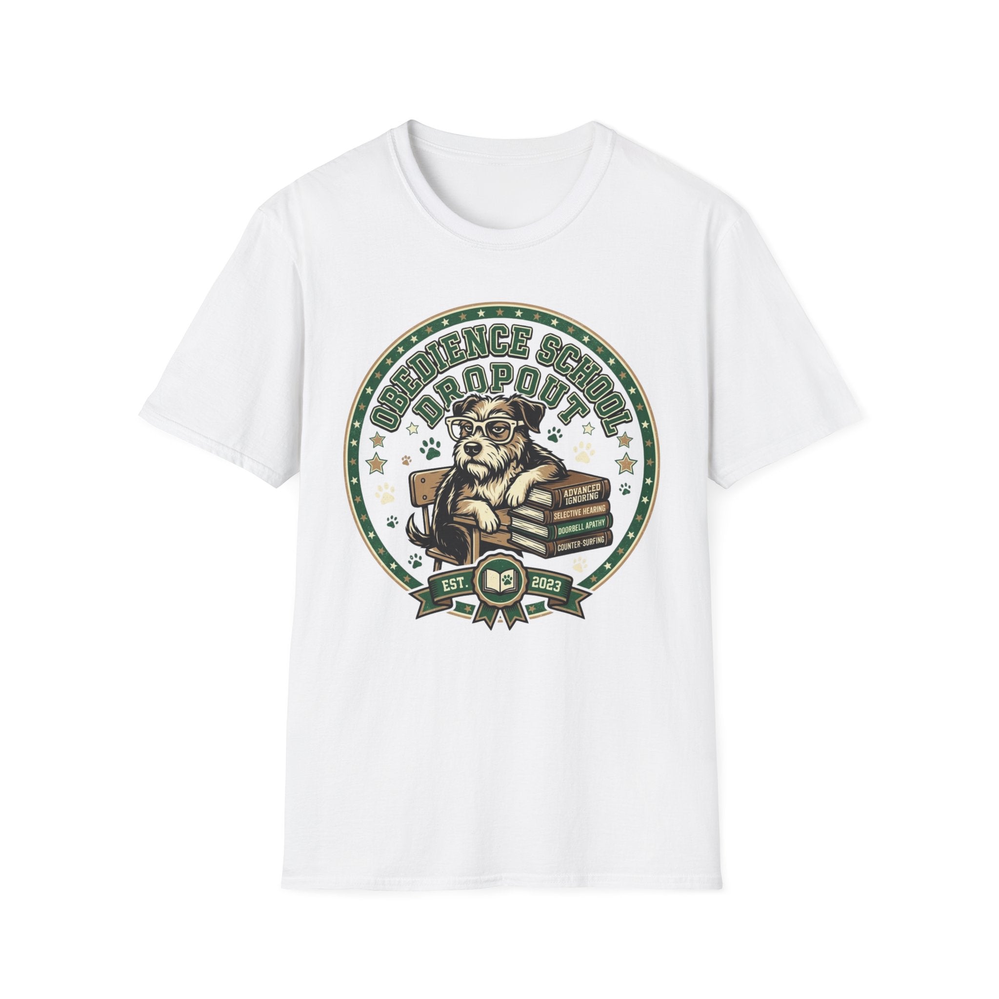 'Obedience School Droupout' Graphic T-Shirt