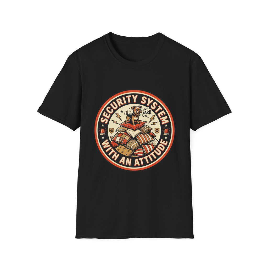'Security System With An Attitude' Graphic T-Shirt