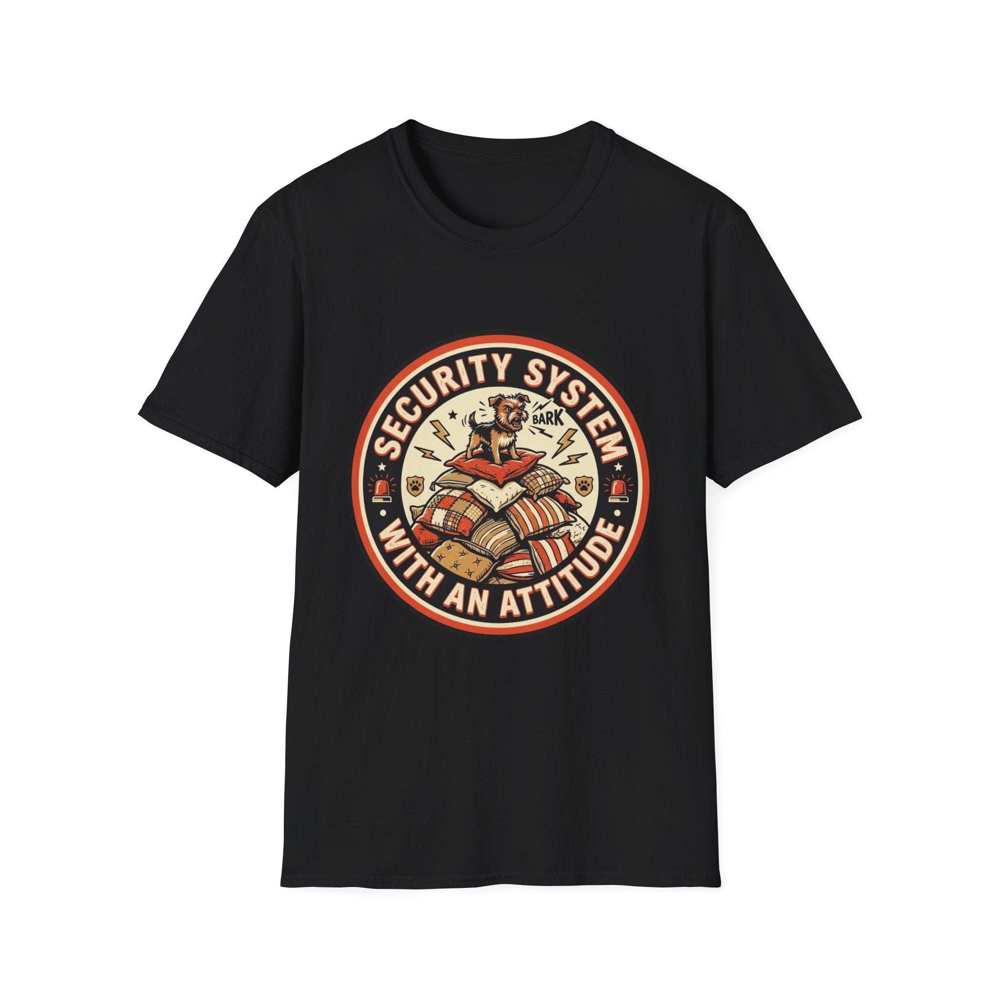 'Security System With An Attitude' Graphic T-Shirt