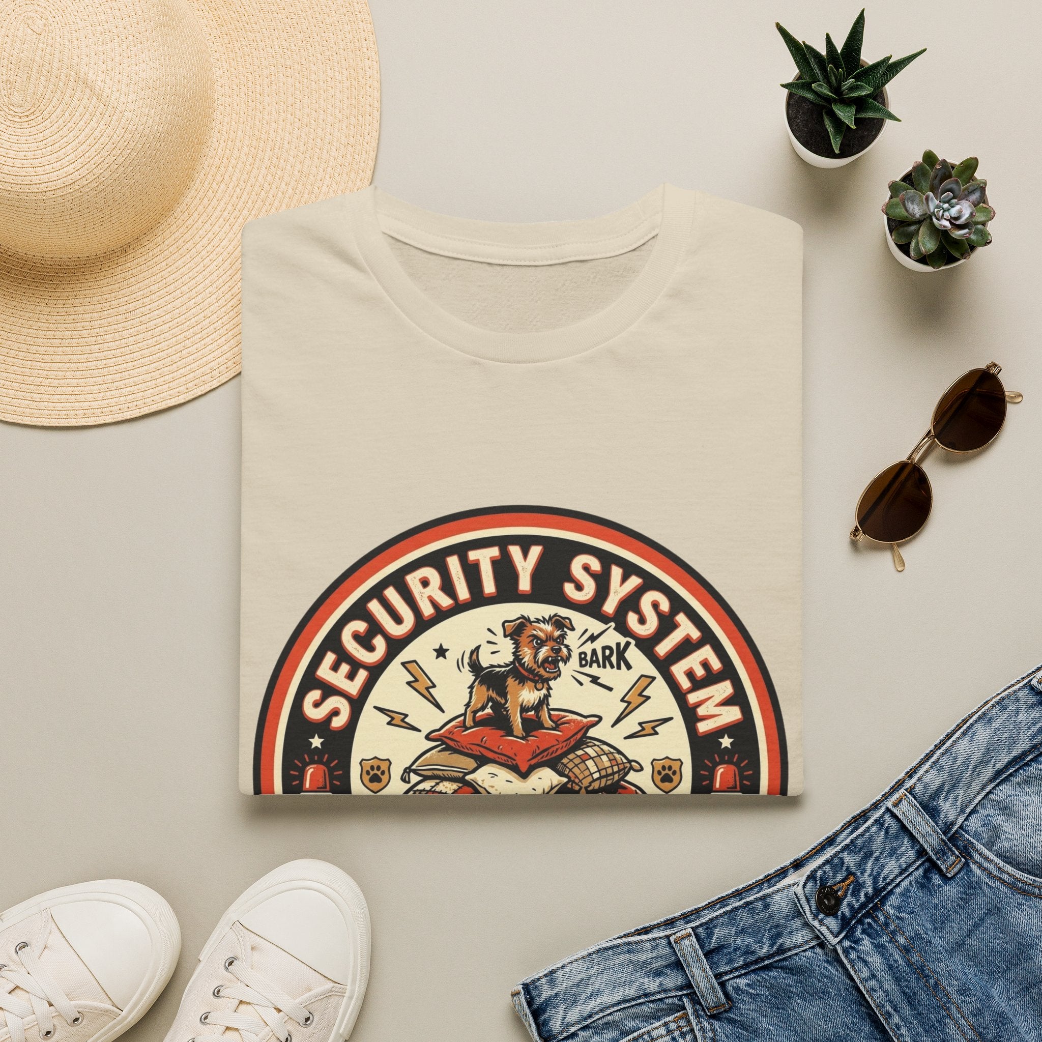 'Security System With An Attitude' Graphic T-Shirt