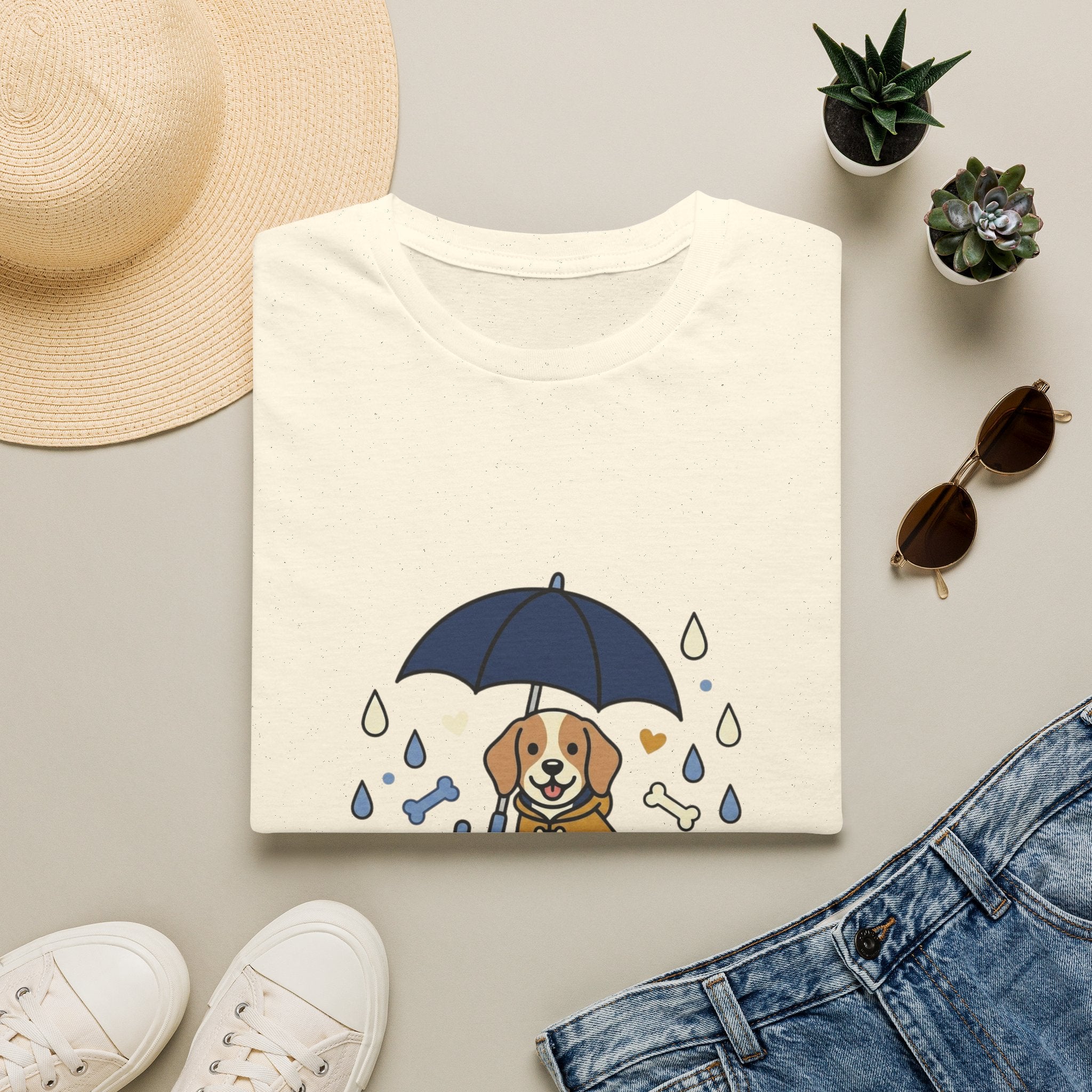 'Sunshine Follow My Dog' Graphic T-Shirt