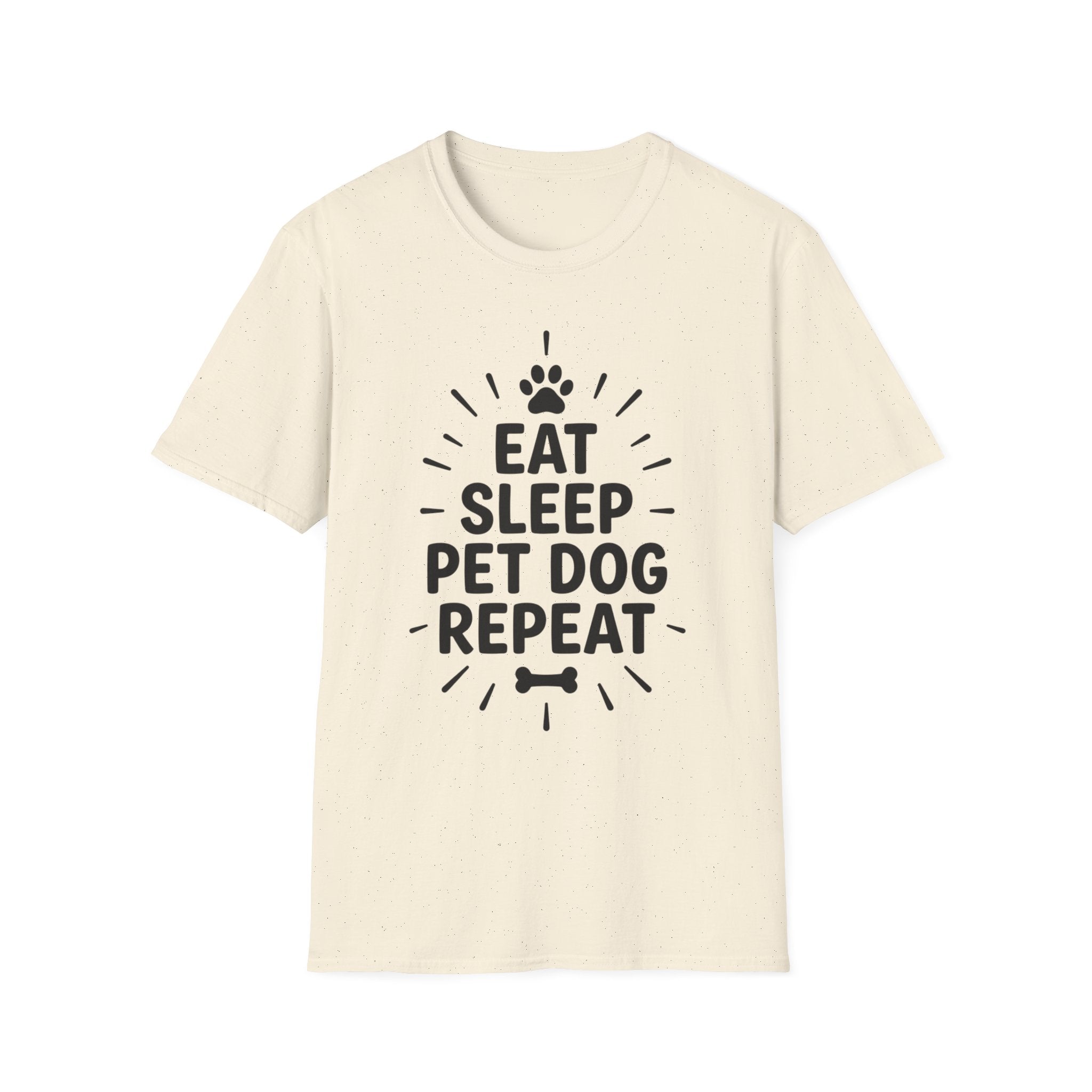 'Eat Sleep Pet Dog Repeat' Graphic T-Shirt