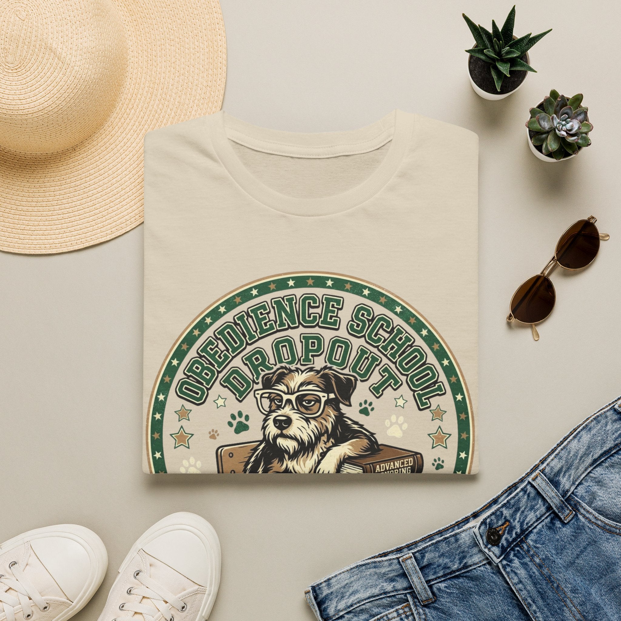 'Obedience School Droupout' Graphic T-Shirt