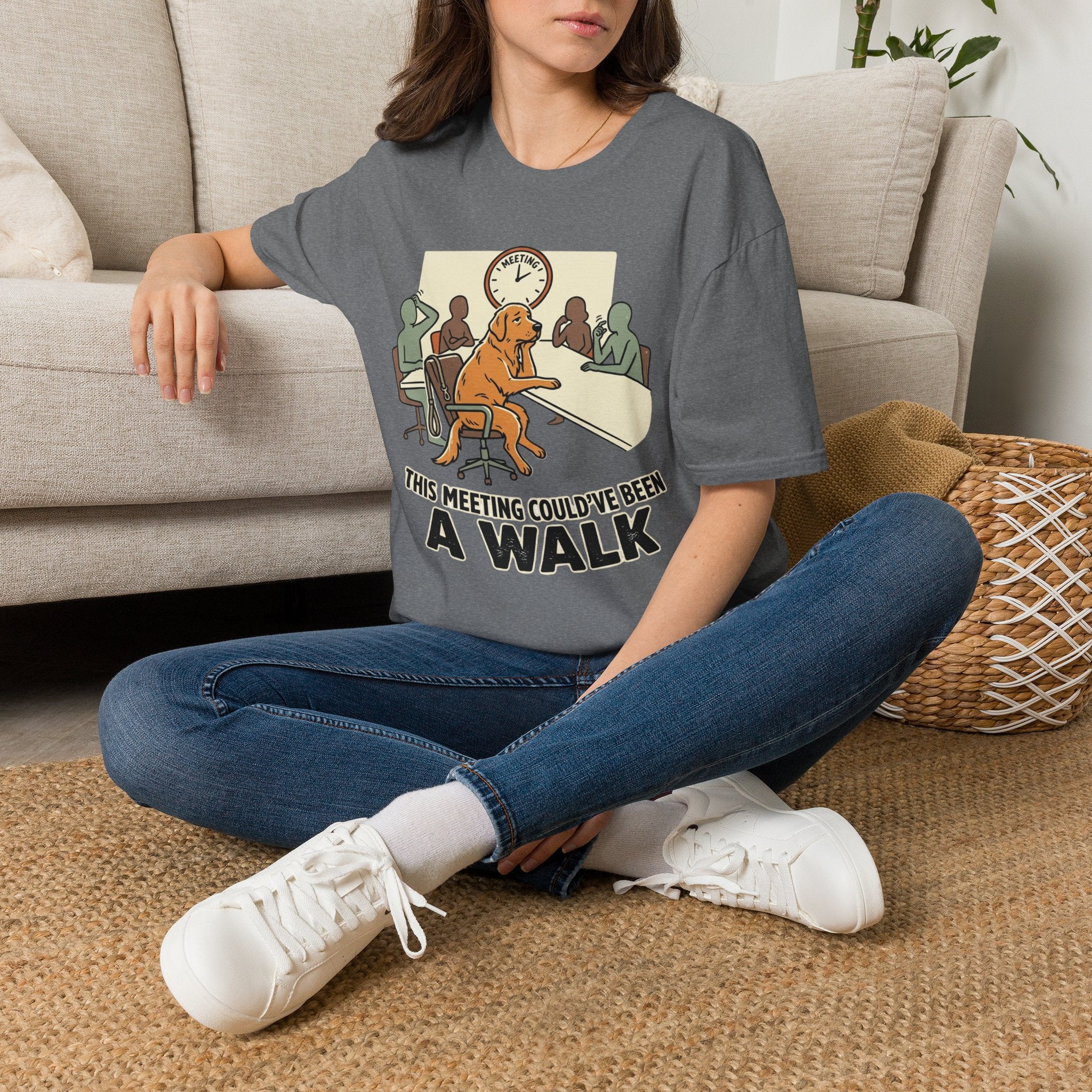 'This Meeting Could've Been A Walk' Graphic T-Shirt