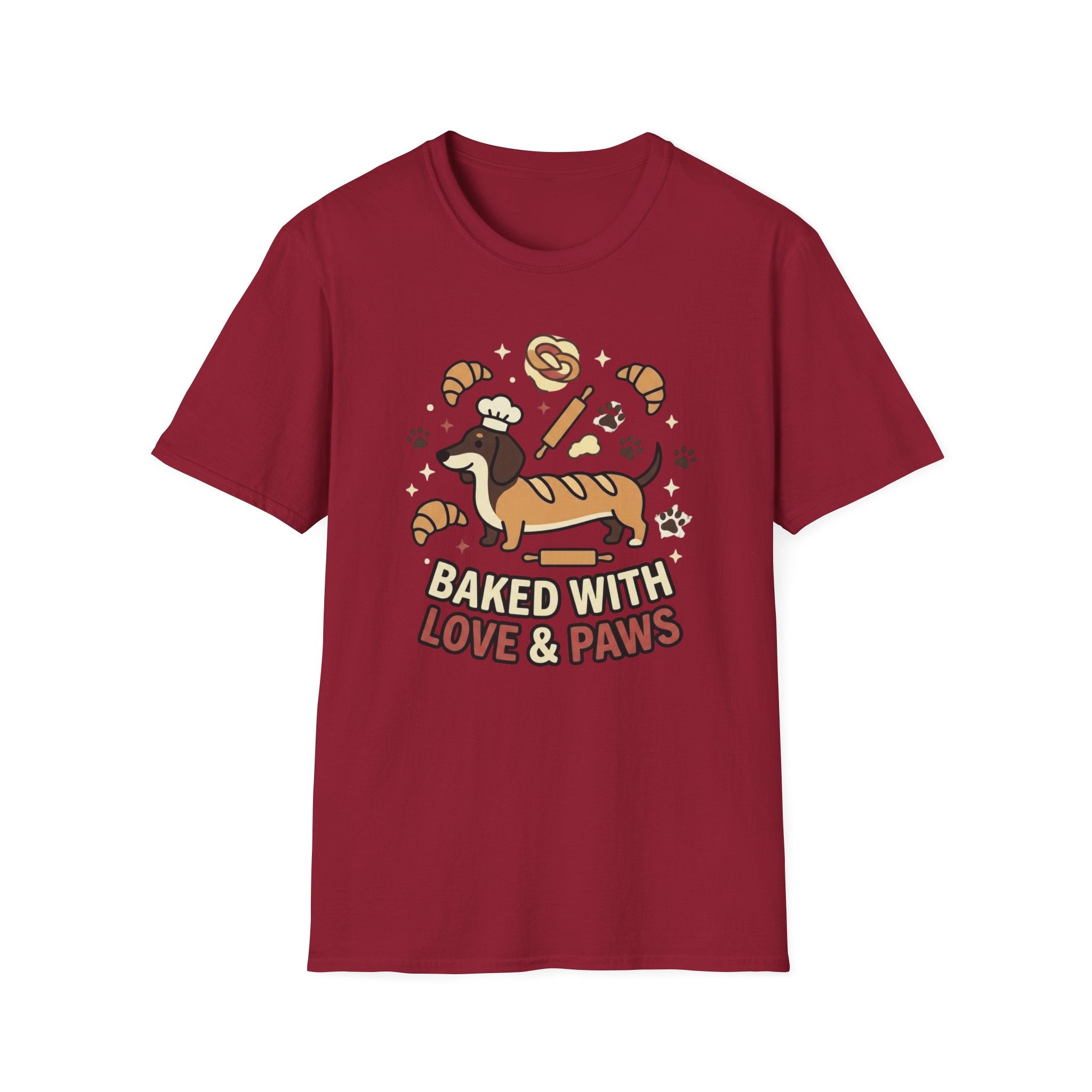 Baked with Love & Paws Graphic T-shirts