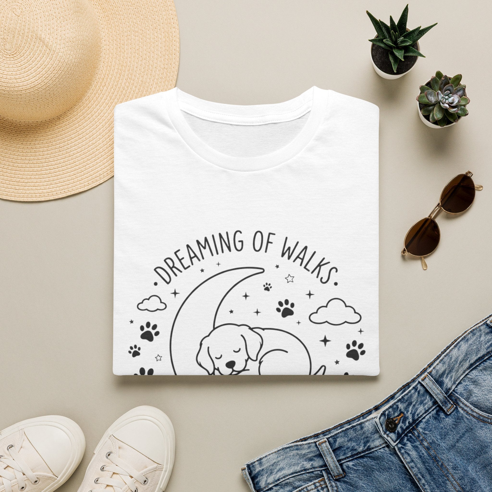 'Dreaming of Walks' Graphic T-Shirt