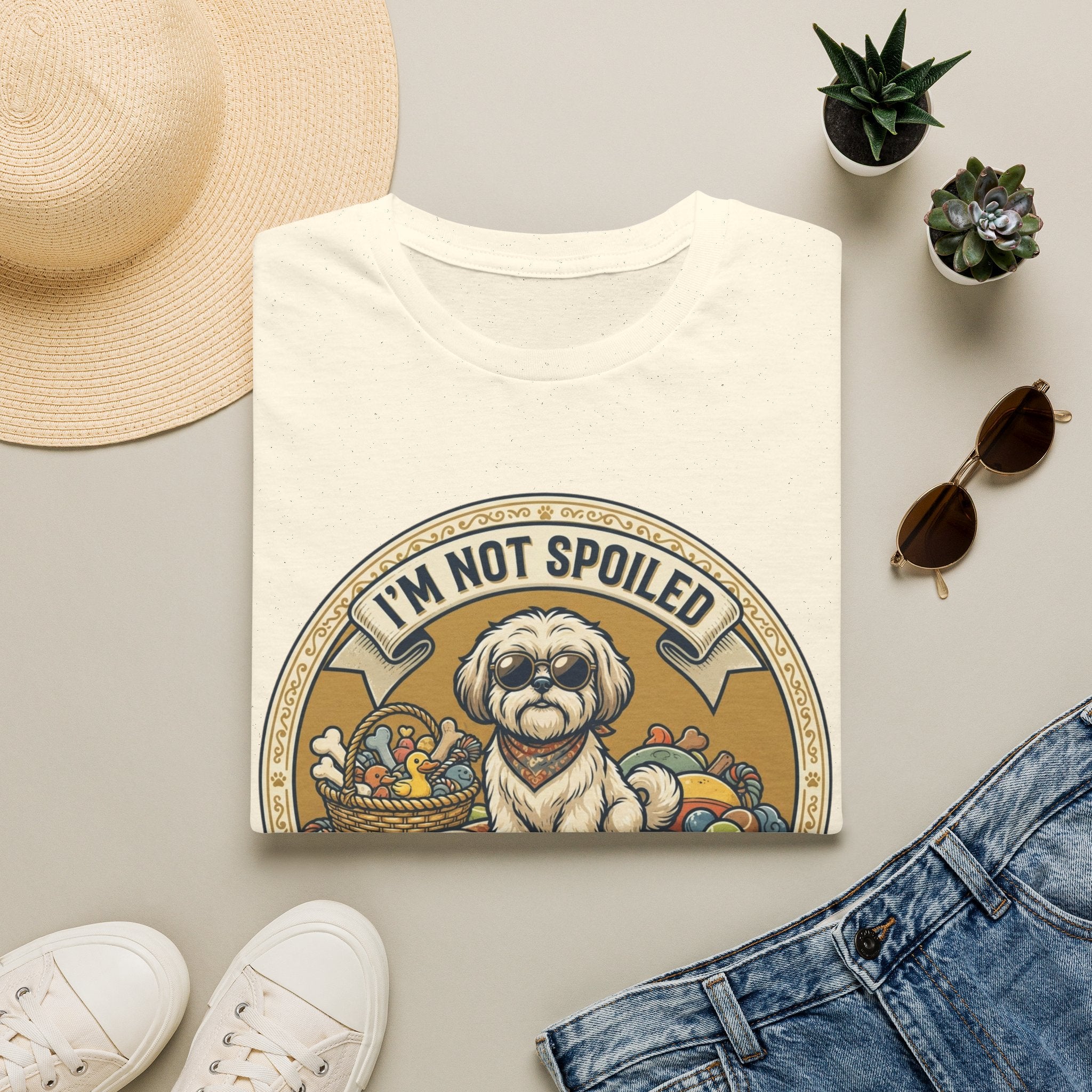 'I'M Not Spoiled I'M Well Loved' Graphic T-Shirt