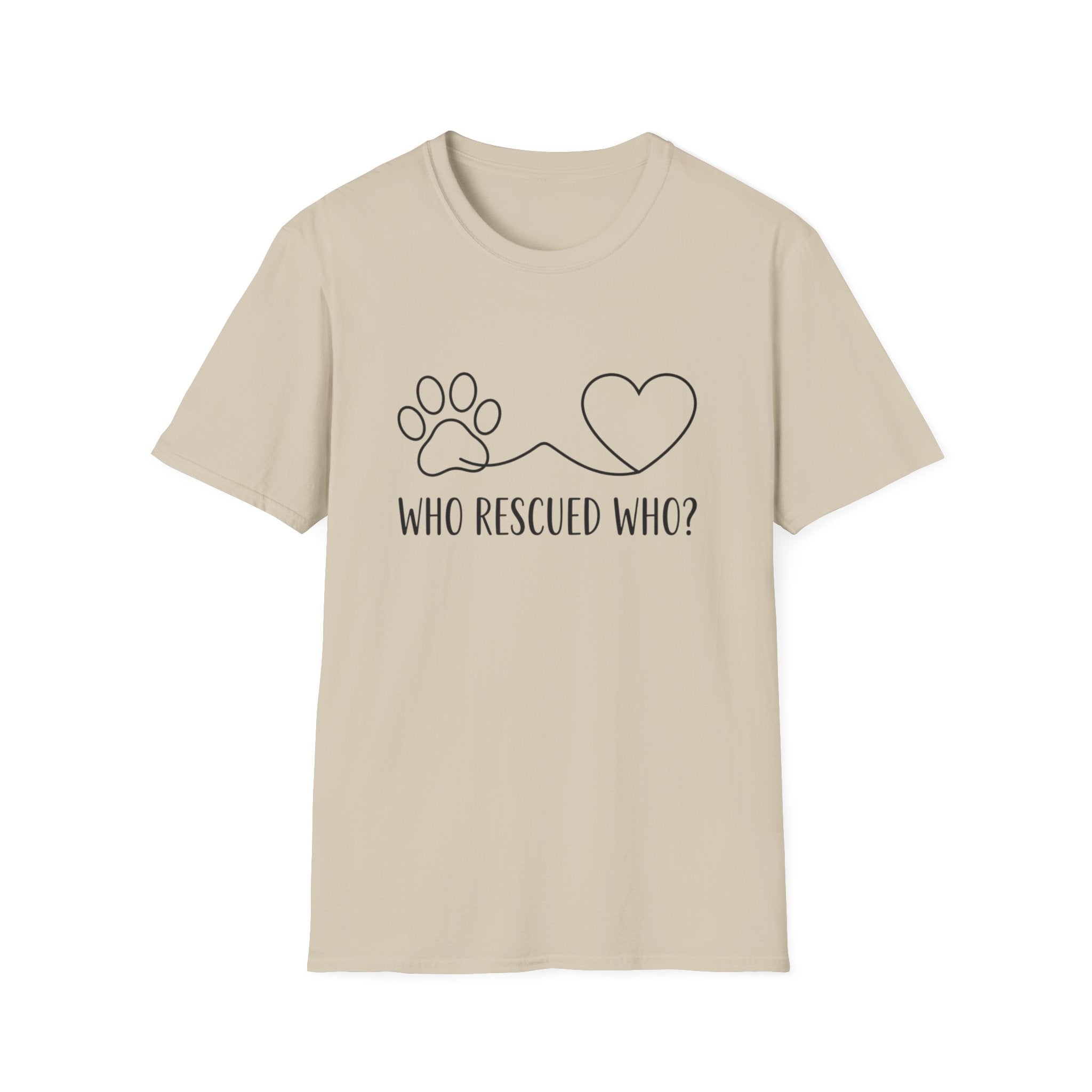 'Who Rescued Who?' Graphic T-Shirt