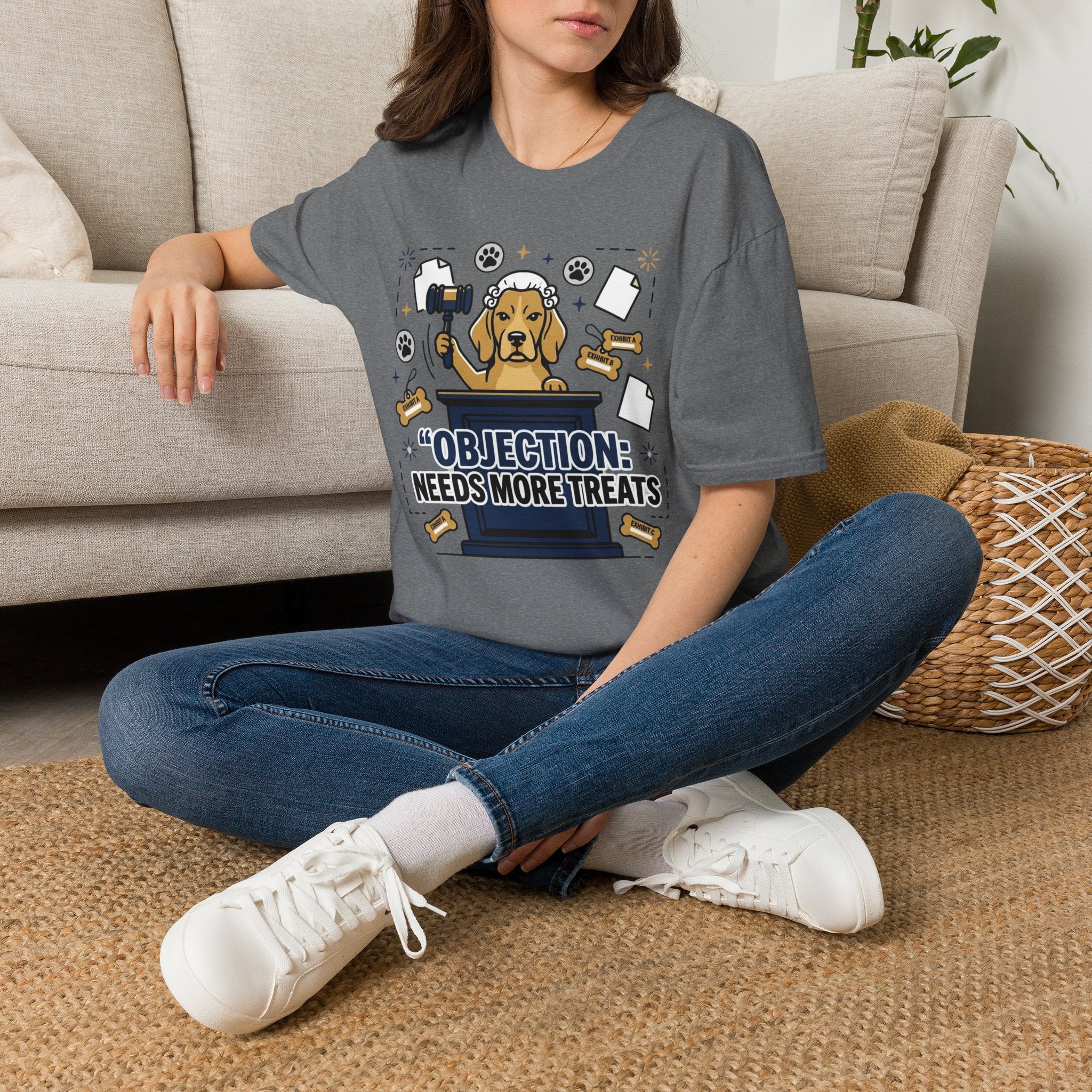 'Objection: Needs More Treats' Graphic T-Shirt